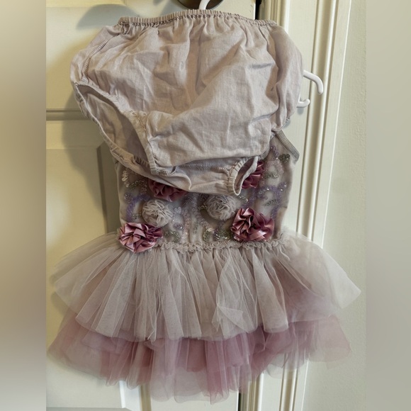 3-6 month Tutu Du Monde Girls' Sonata Tutu Dress & Bloomers, like new - Picture 3 of 4